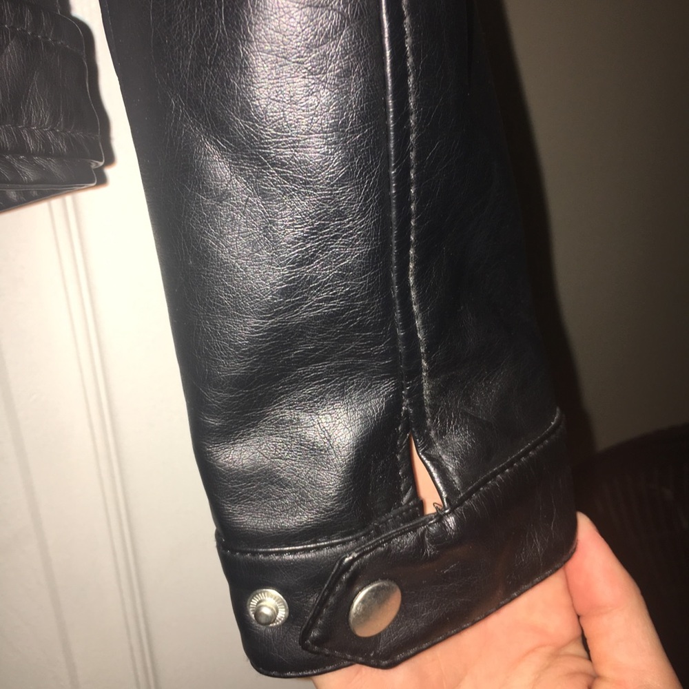 Forever 21 Ribbed Leather Jacket - Picture 5 of 7